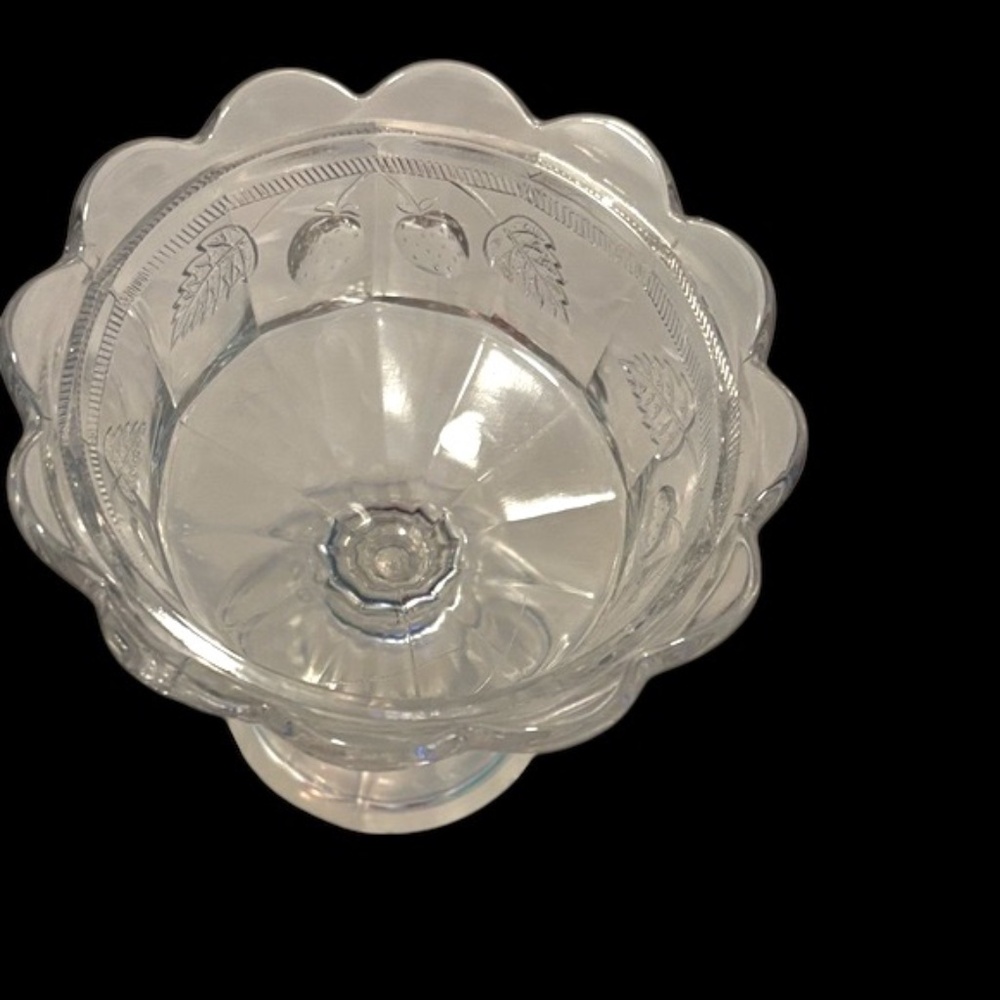 Vintage Elegant Crystal Glass Candy Dish or Compote - Picture 14 of 14